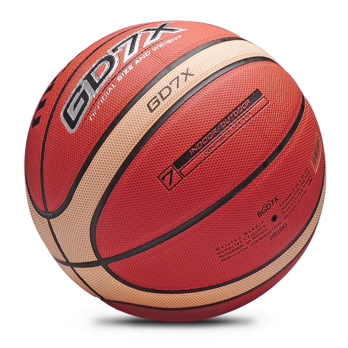 Original Molten GD7X Basketball Soft Touch Rubber and Faux Leather Training Basketball High Bounce Indoor Outdoor Basketball