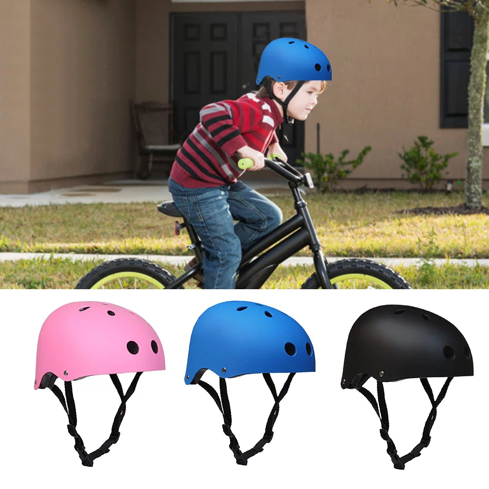 Adjustable Skating Roller Helmet Breathable Portable Safety Skateboarding Helmet Impact Protection Protective Gear for Children
