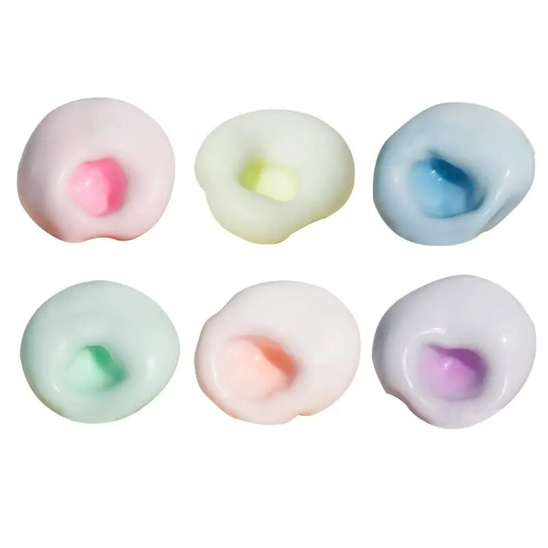 Stress Relief Sand Glutinous Balls Funny Sensory Toys Pinch Glutinous Rice Cake Ball Maker Slow Rebound Stress Relief Toy