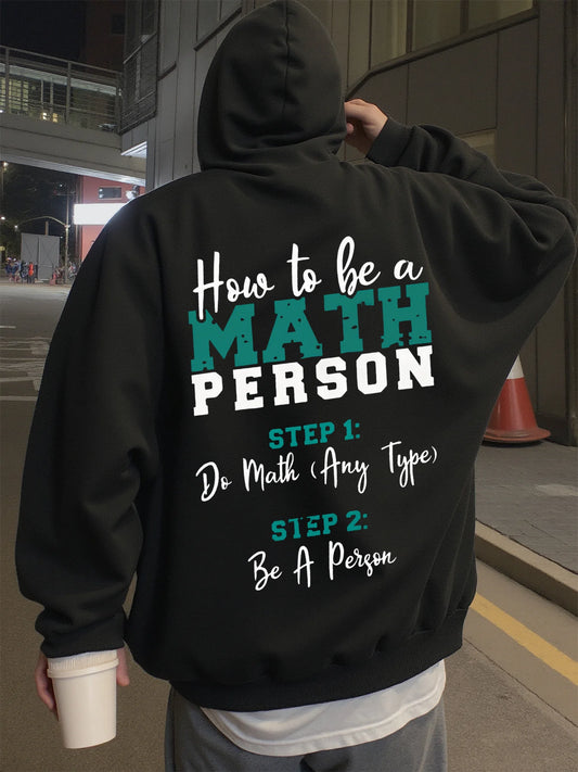 Hoodie for Men, Streetwear, Fun and Educational Math Graphic Hoodies for Men, Suitable for Wearing in Spring, Autumn, and Winter Sweatshirt