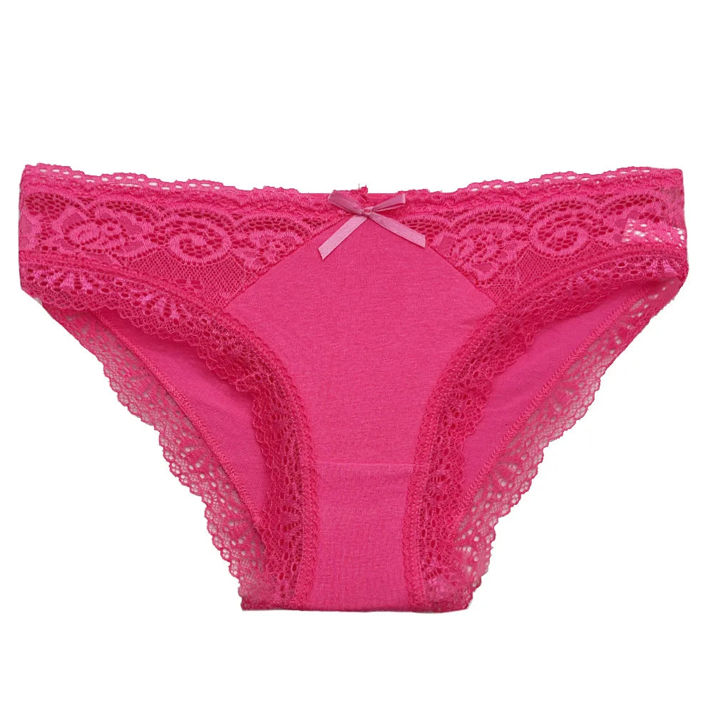 Cotton Briefs Lady 5 PCS/SET Lace Panty Underpants Seamless Panties For Women Lingerie