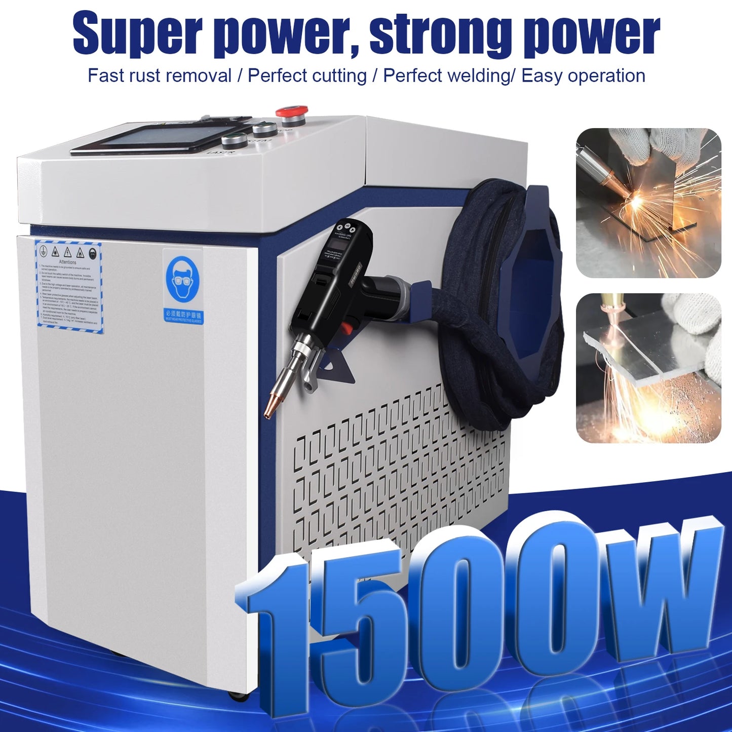 3000 W 4 IN 1 Fiber Laser Welding Cutting Cleaning Soldering Machine 2000 W 1500 W Reci Handheld Fiber Laser Welder for All Metal