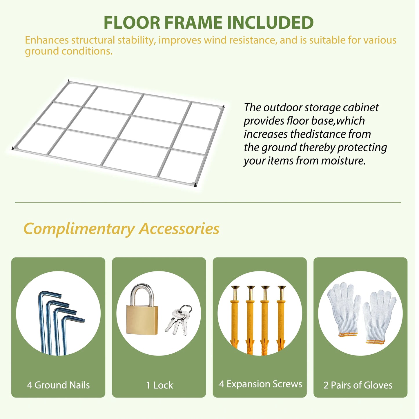 12x10FT Grey Metal Outdoor Storage Shed, Lockable Waterproof Steel Garden Tool & Equipment Building for Backyard