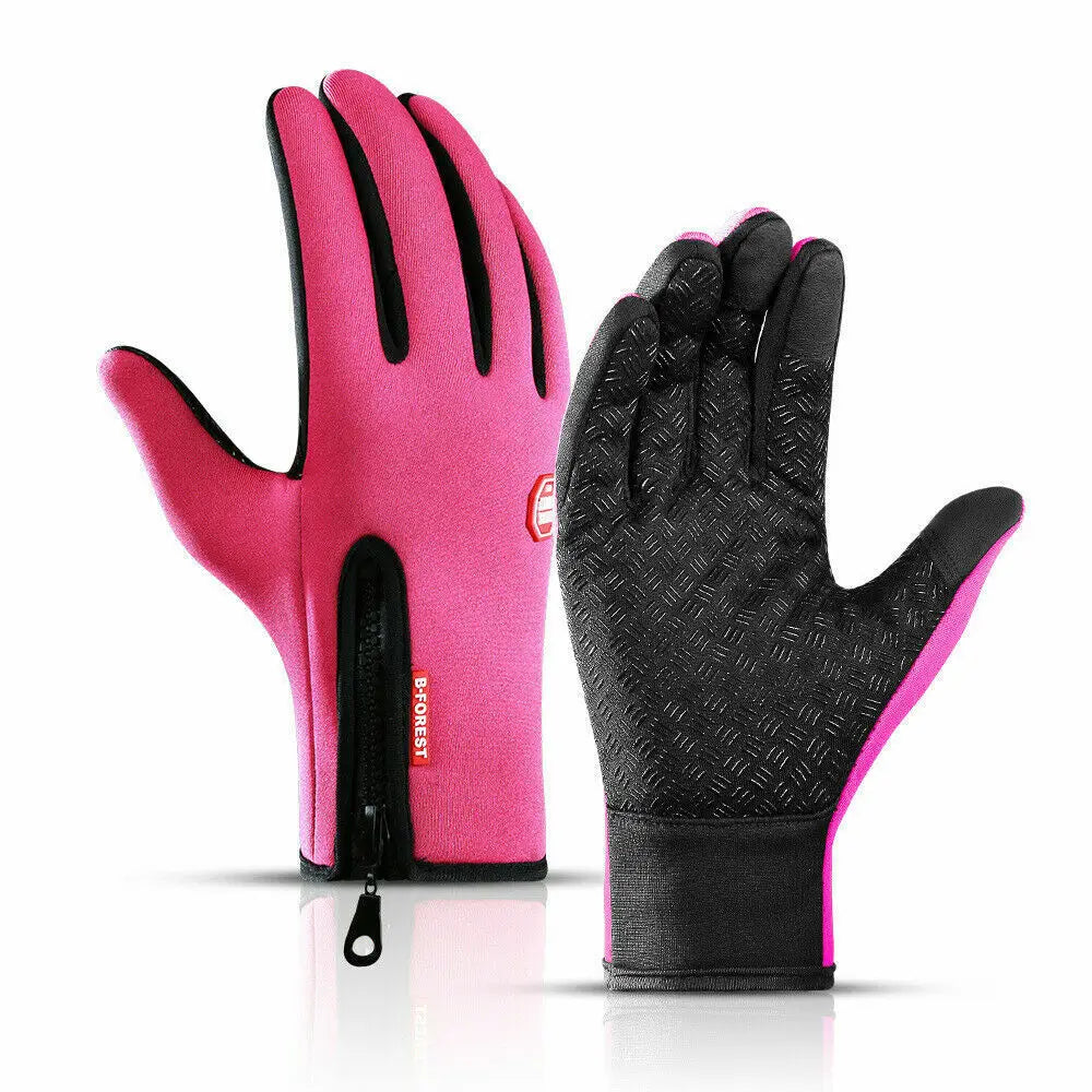 Winter Gloves - Touch Screen, Windproof, Thermal Gloves for Cold Weather Sports Men / Women Outdoor Cycling Motorcycle Non-Slip Gloves