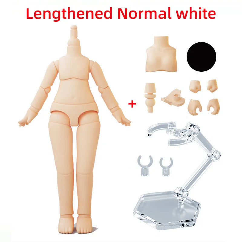 New YMY Body OB11 Bjd Body for GSC Head  Obitsu 11 1/12BJD Doll Body Spherical Joint Doll Toy Replacement Hand Accessories