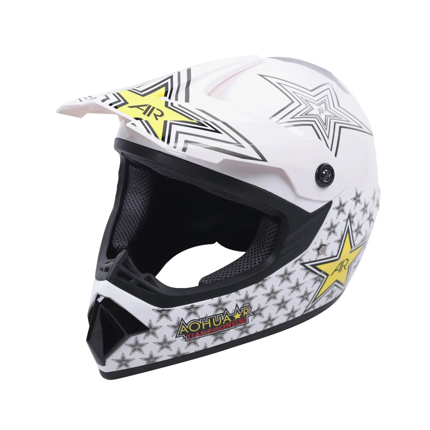 Youth Kids Offroad Gear Combo Helmet Gloves Goggles DOT Motocross Off-Road Racing ATV Dirt Bike Protector