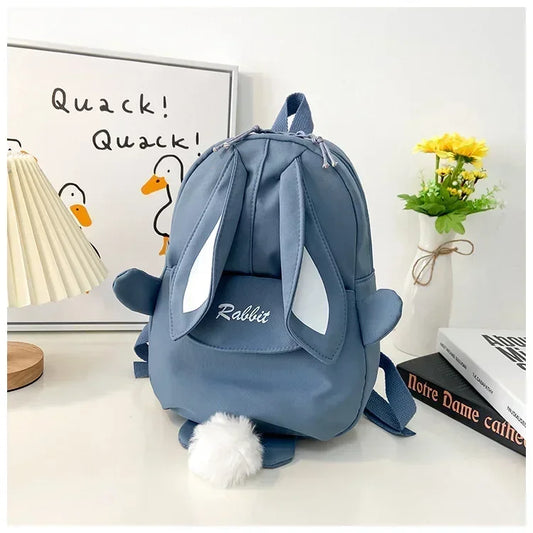 Fashion Children School Bags Bunny Portable Backpacks Kids Travel Rucksacks Cute Boys and Girls School Book Backpack Chest Bag