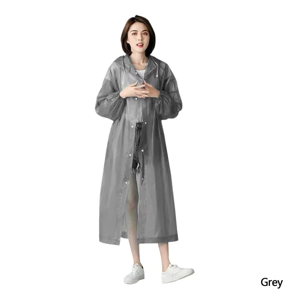 Waterproof Raincoat Outdoor Hiking Portable Adult Poncho Raincoat Emergency Anti-rain coat 2024 New fashion coloful choice