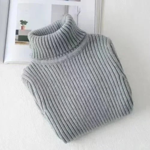 2026 New Sweater Kids Sweaters Autumn Turtleneck Sweaters 12 Mo - 10 Yrs Baby's, Girls & Boys Pullover Winter Knitted Bottoming Sweaters