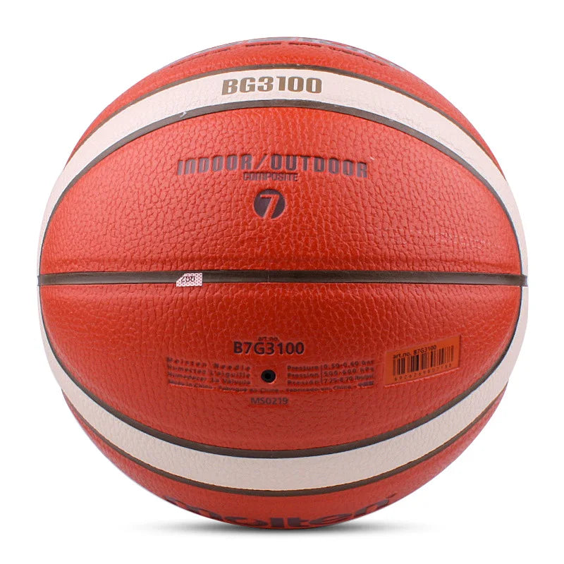 Original Molten BG3100 Basketball Soft Touch Rubber and Faux Leather Training Basketball High Bounce Indoor Outdoor Basketball