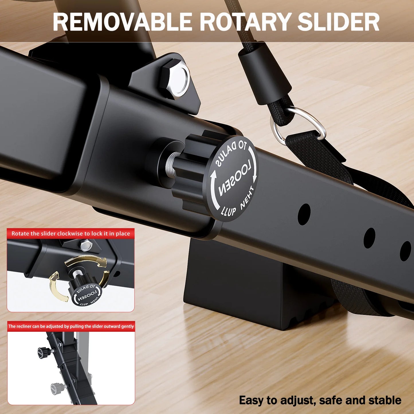 Adjustable Weight Bench for Full Body Workout Multifunctional Strength Training Dumbbell Bench Press Foldable 1000 lbs Capacity