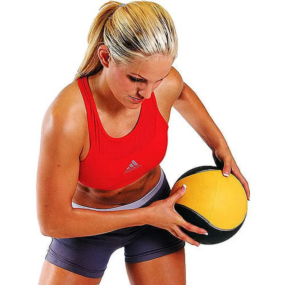 Barbell Rubber Medicine Ball, 10lb