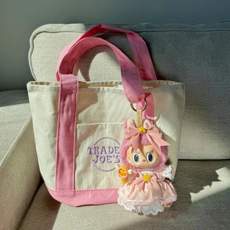 2025 Set of 4 Trader Joe's Mini Tote Bag Pastel