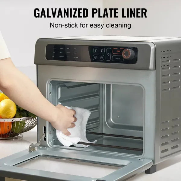 12-in-1 Air Fryer Toaster Oven, 25L Stainless Steel Convection Oven, 1700W, with Grill & Pizza Pan