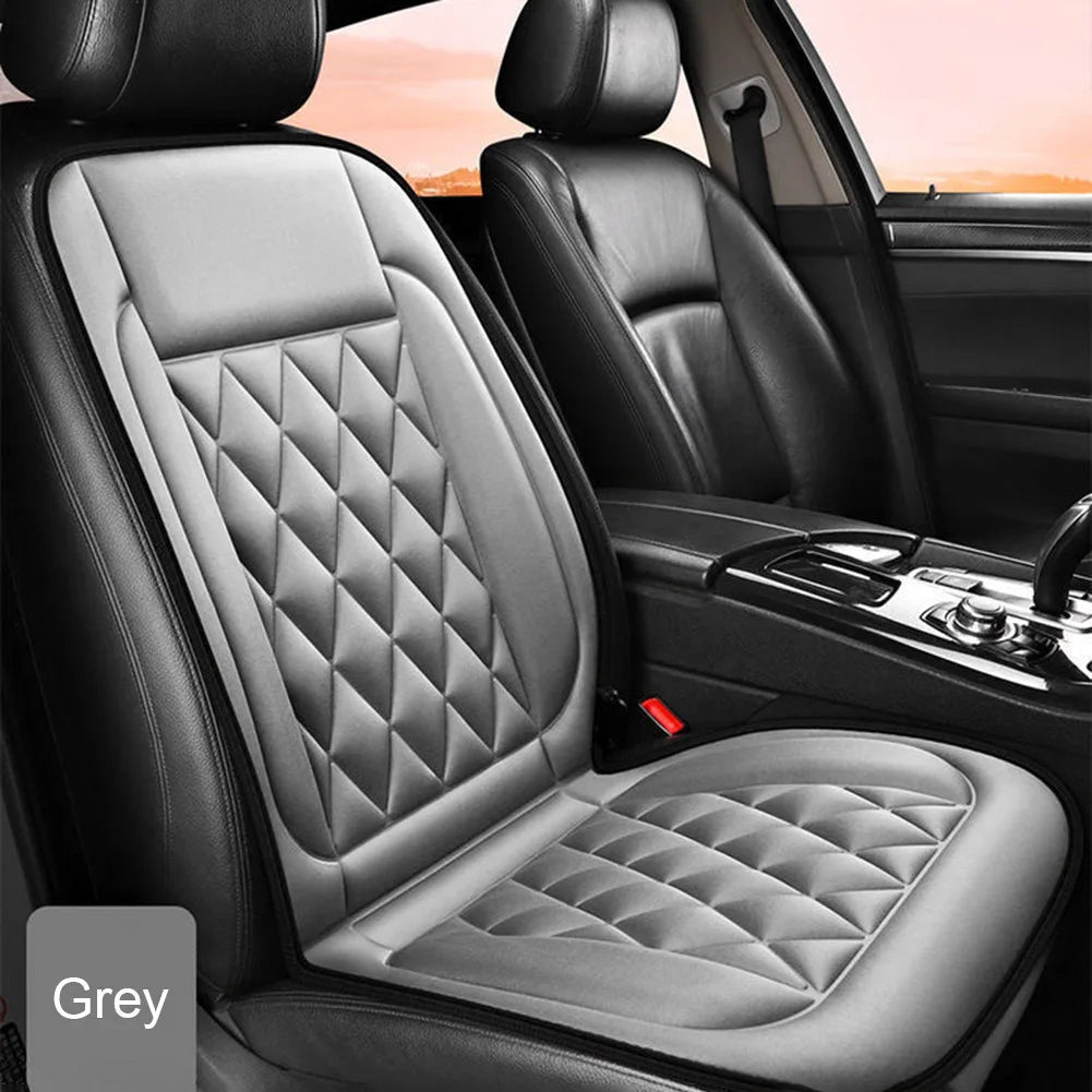 Car Heated Seat Cover 12 V Heating Electric Car Seat Cushion 2 Gear Adjustable Non-slip Breathable Auto Interior Accessories