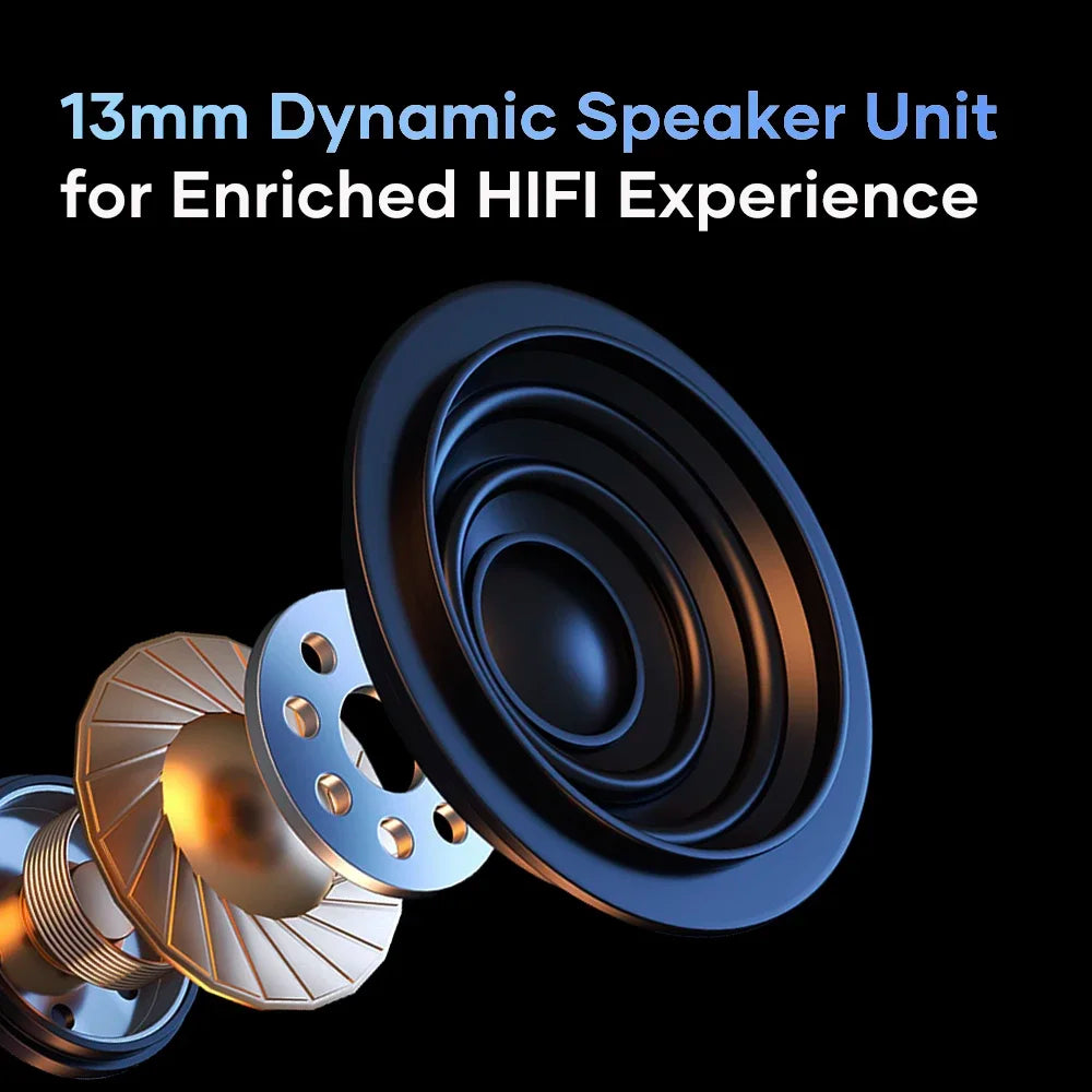 Wavefun Star 2 Bluetooth Earphone V5.3 Wireless Headphones Digital Display Noise Cancelling Earbuds Super Bass