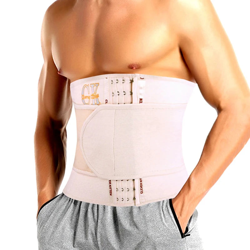 Waist Trainer for Men Sports Belt Weight Loss Waist Cincher Trimmer Belly Band Slimming Girdle Corset Gym Strap Wrap Body Shaper