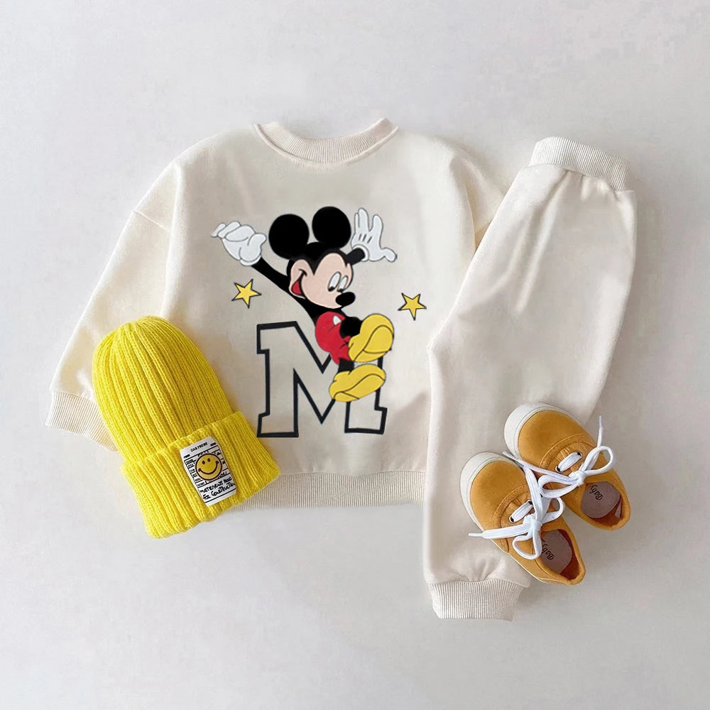 2Pcs Baby Boy Clothes Set Casual Long Sleeve Sweatshirts Outfits For Child Spring Autumn Toddler Kids Clothes