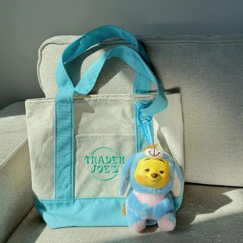 2025 Set of 4 Trader Joe's Mini Tote Bag Pastel