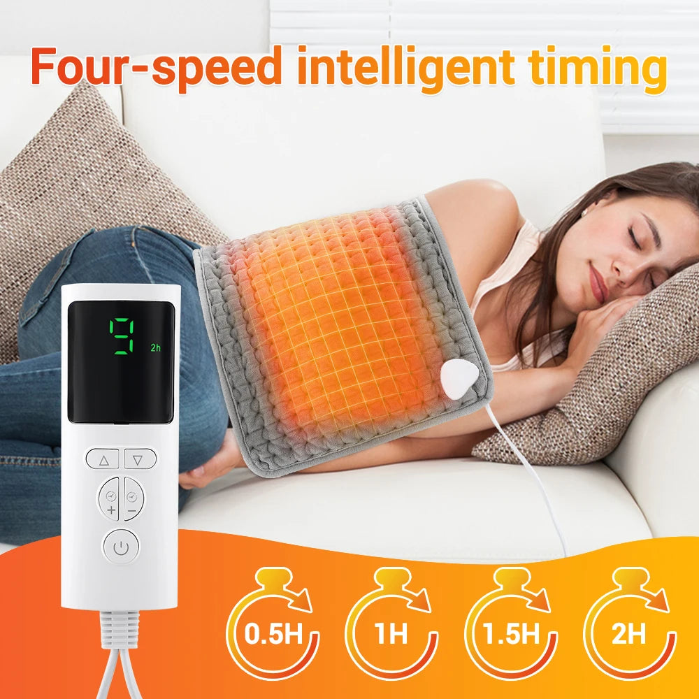 US Stock Electric Heating Pad Back Heating Support Belt Warm Blanket Office Home Temperature Control Waist Belt Warming Hand Leg