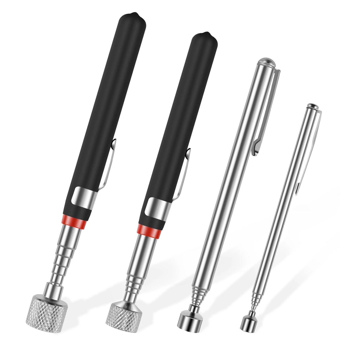 Telescoping Magnetic Pickup Tool 4 Pack (2 LB, 5 LB, 12 LB, 20 LB)  Extendable Magnet Stick Magnet Pickup Tool
