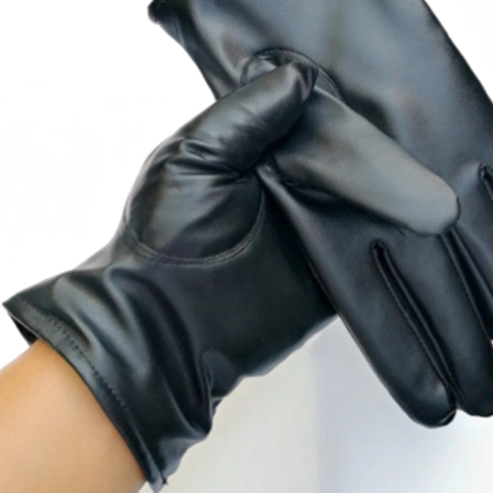 USB Heated Glove Touch Screen Winter Hand Warmer USB Waterproof PU Leather Windproof Men Women for Motorcycle for Cycling Ski