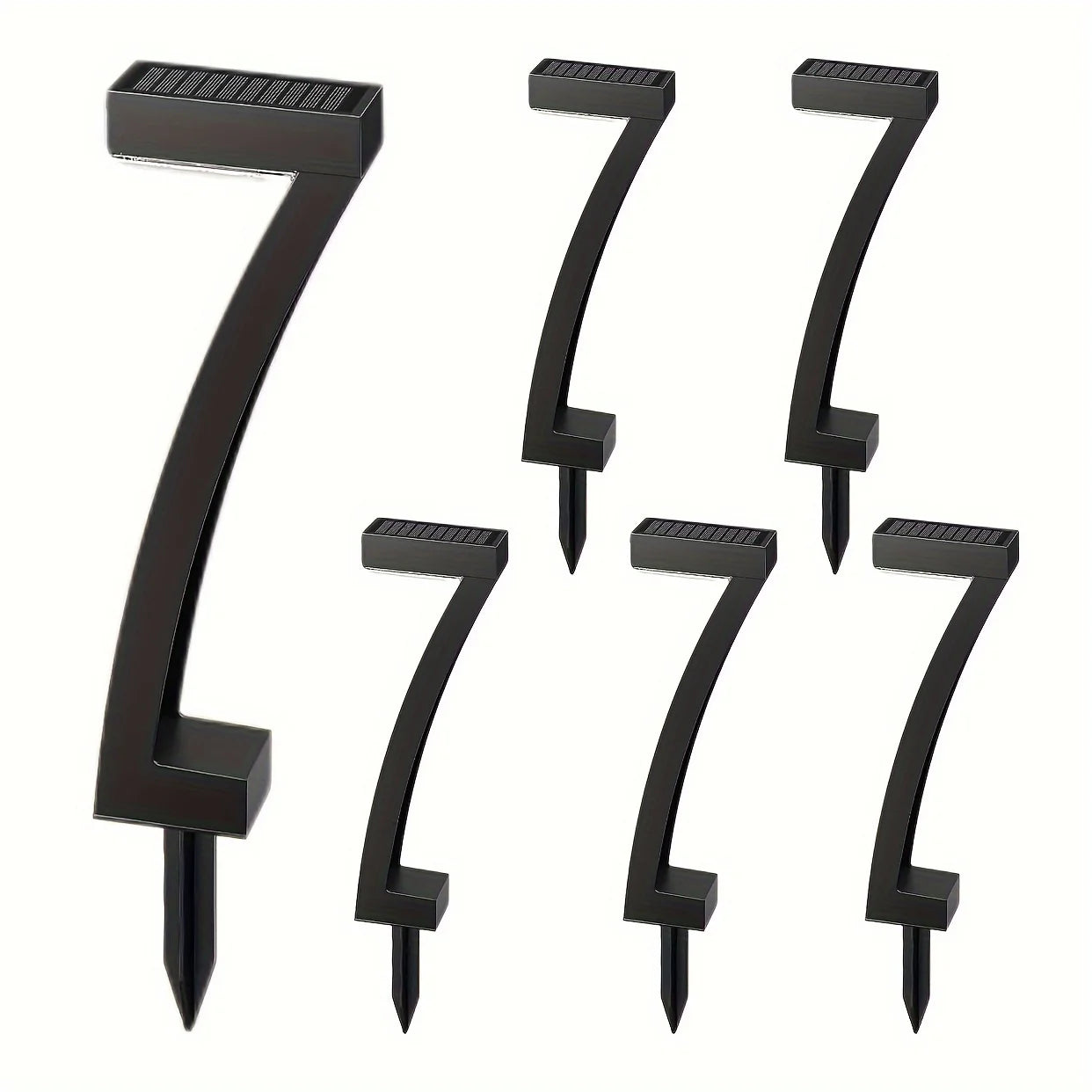 6Pack Bright Solar Outdoor Lights Pathway, 12 Hrs Solar Garden Lights, Auto On/Off for Outside Landscape Path Yard Walkway