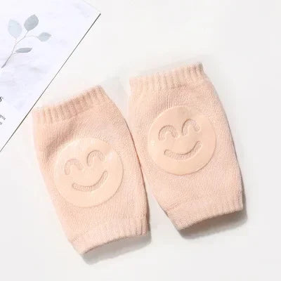 Kids Non-Slip Baby Knee Pads Infants Crawling Elbow for Baby Accessories Smile Knee Pad Girl Protector Safety Leg Warmer Kneepad