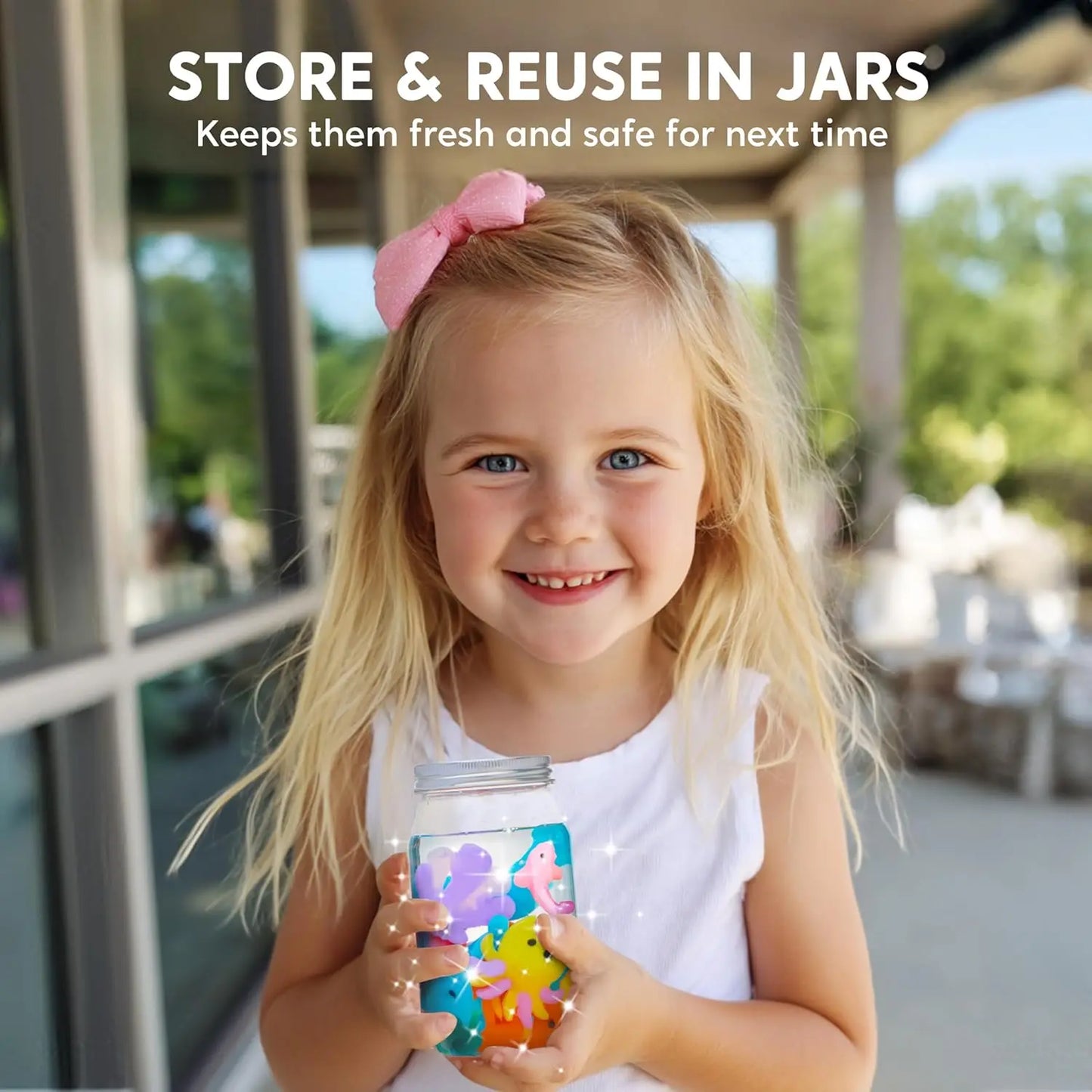 JOYFY Water Gel Kit Magic Fairy Water Gel Toy Kit with 10 Gels Preserving Bottle for Kids Presents Party Favors Birthday Gifts