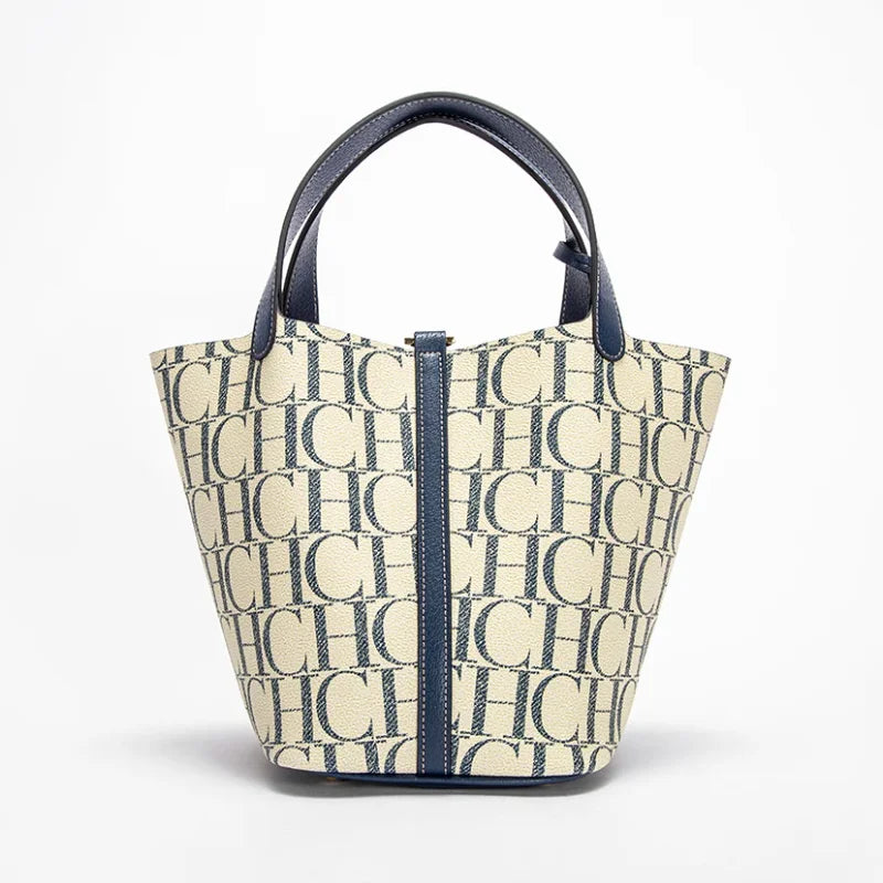 CH Large Capacity Daily Commuter Crossbody Bag Fashion Letter Print Design Ladies Temperament Shoulder Bag Versatile Premium