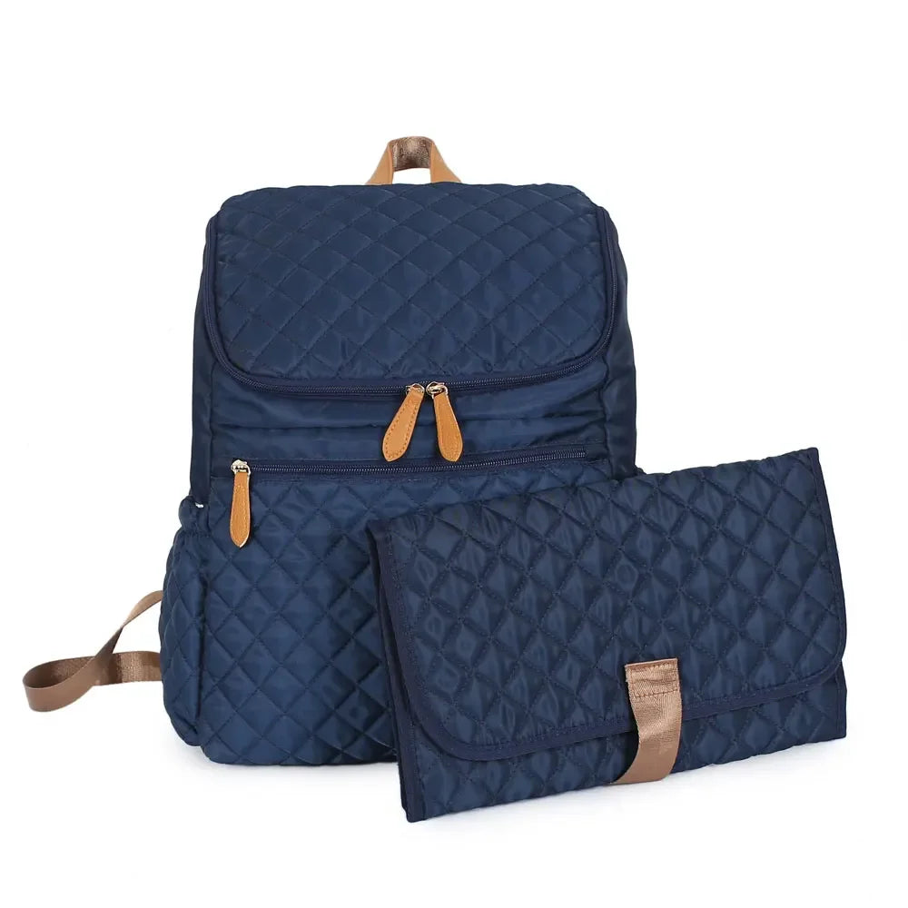 2022 Fashion New Baby Diaper Bag Backpack Multifunctional Diaper Bag Organizer with Thermal Milk Bottle Bag Baby Bags for Mom