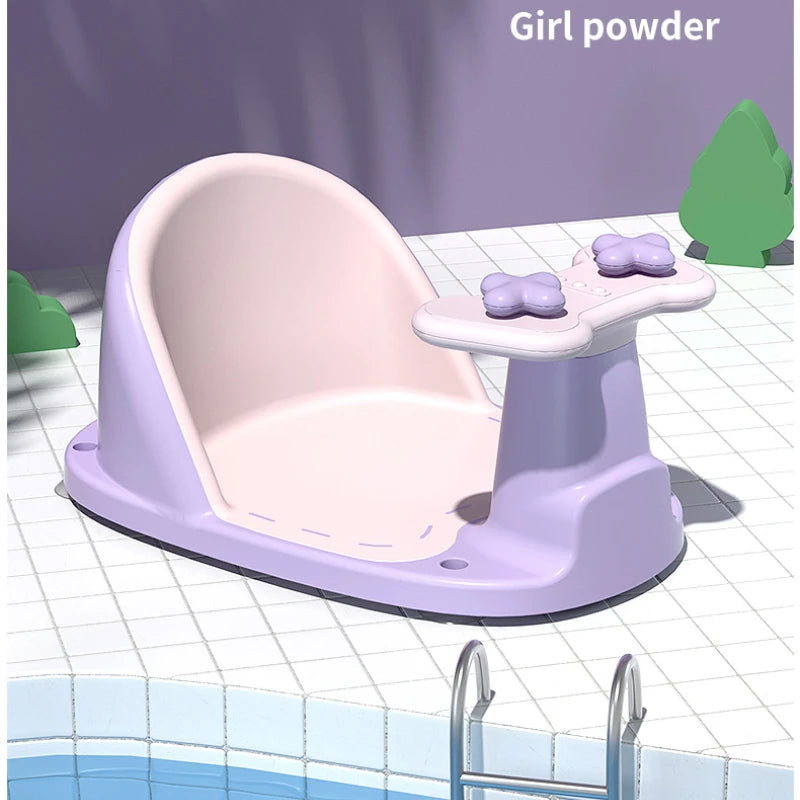 Children's Shower Seat Portable Shower Stand for Newborns and Young Children Children's Growth Accessories