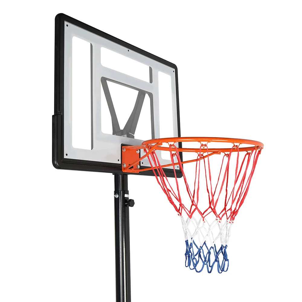 Basketball Hoop Outdoor Portable Basketball Goals, Adjustable Height 7ft - 10ft for Adults & Teenagers