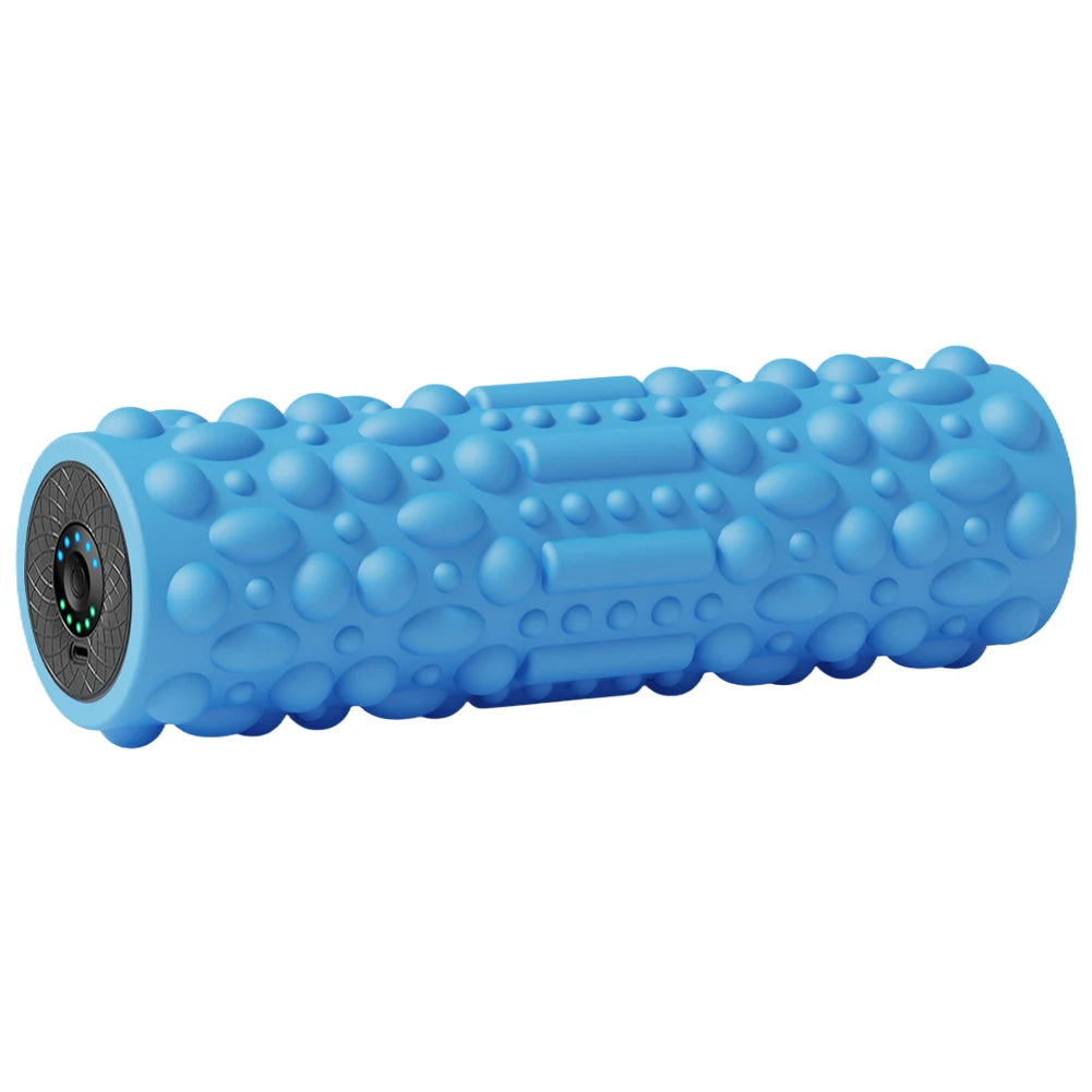 Electric Vibrating Foam Roller Yoga Column Rechargeable Exercise Roller 5 Modes Tissue Massager for Bodybuilding