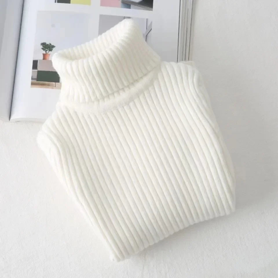 2026 New Sweater Kids Sweaters Autumn Turtleneck Sweaters 12 Mo - 10 Yrs Baby's, Girls & Boys Pullover Winter Knitted Bottoming Sweaters