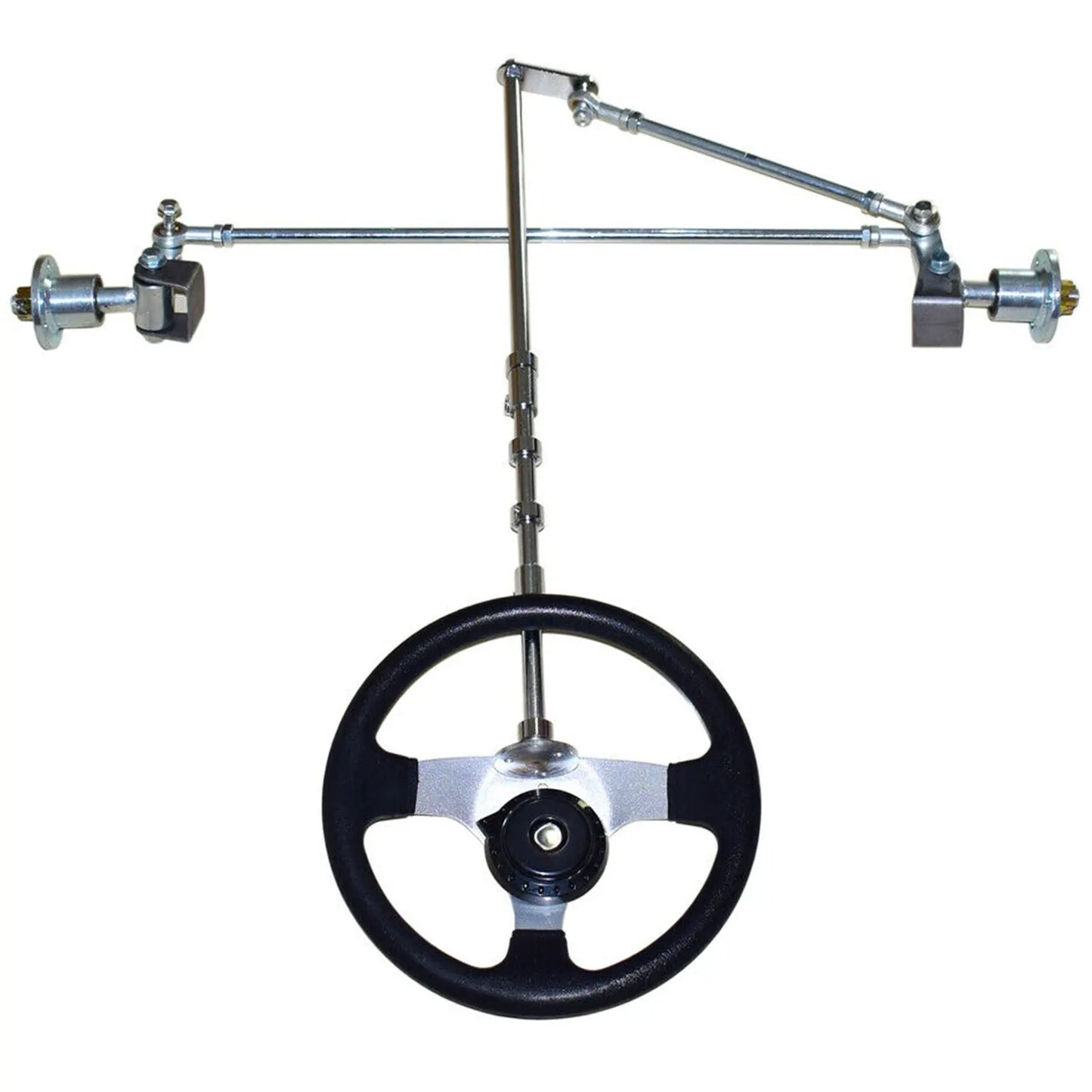 Go Kart Front Axle Kit - Go Kart Steering Set Tie Rod Wheels Trike Kit Drift Trike Axle For DIY Go Kart ATV