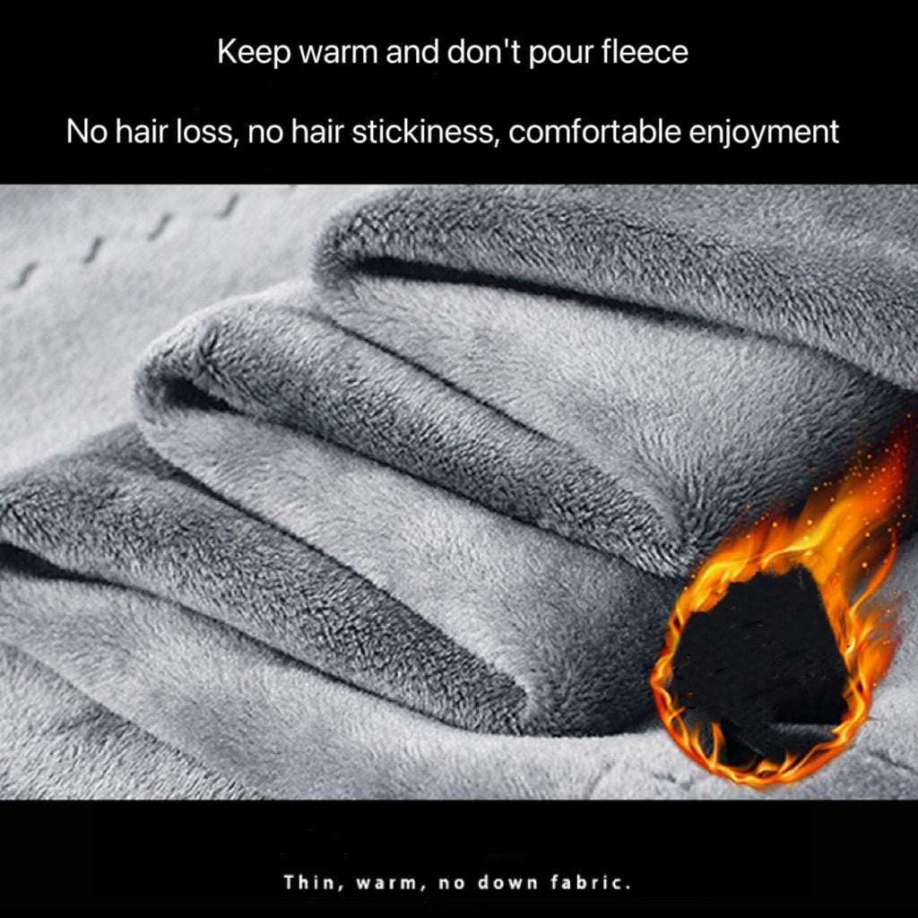 1pcs Men Thickening Velvet Warm Tops Men's Winter Long-sleeved Thermal Underwer Male V-neck Fashion T-shirt M-4XL