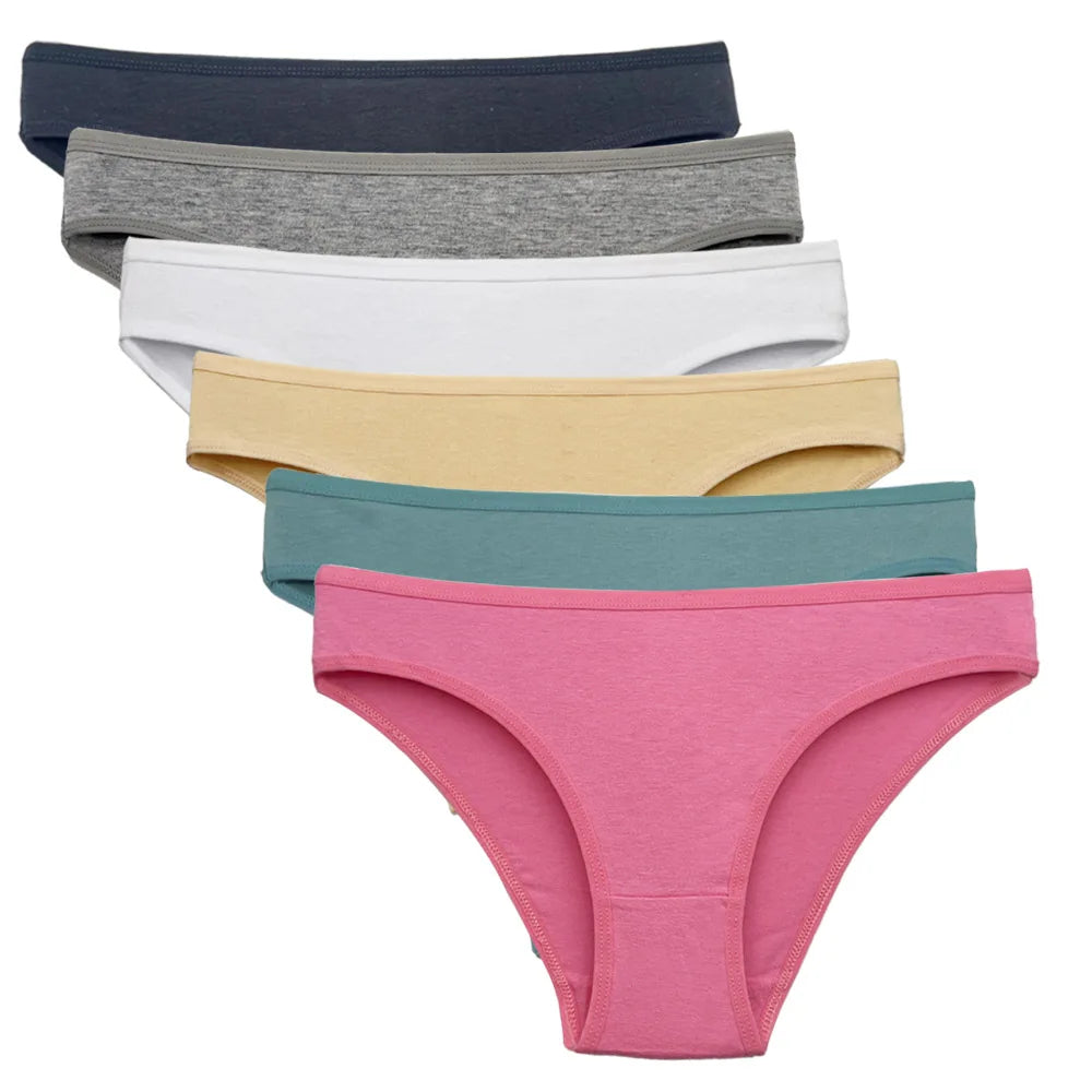 Cotton Briefs Lady 5 PCS/SET Lace Panty Underpants Seamless Panties For Women Lingerie