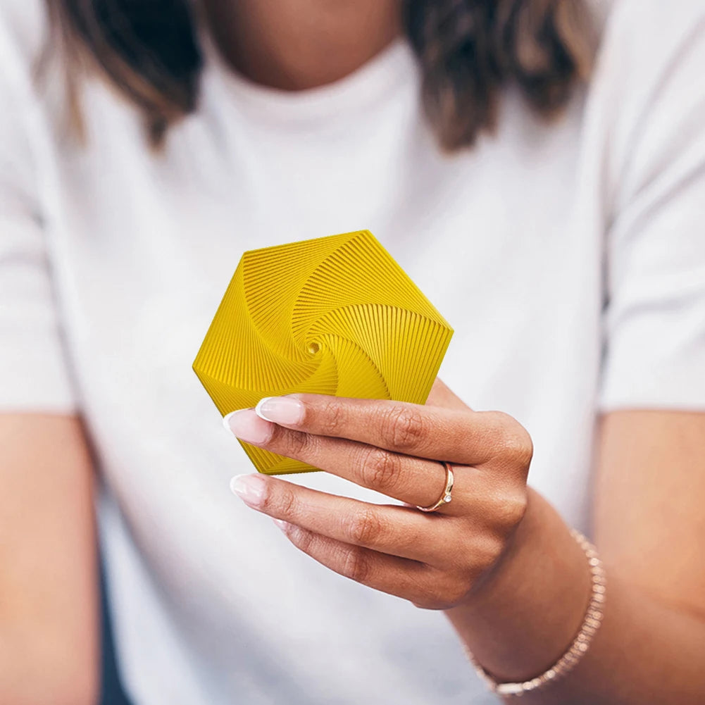 3D Printed Hexagonal Decompression Toy For Gift Colorful Unique Design Shape  Fractal Fidget Compact Exquisite Thoughtful Gifts