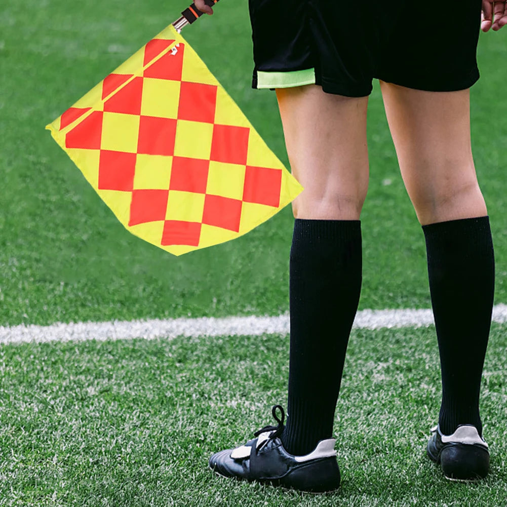 Soccer Referee Flag Whistle Set Professional Football Red Card And Yellow Card Kit Sport Training Useful Referee Tool