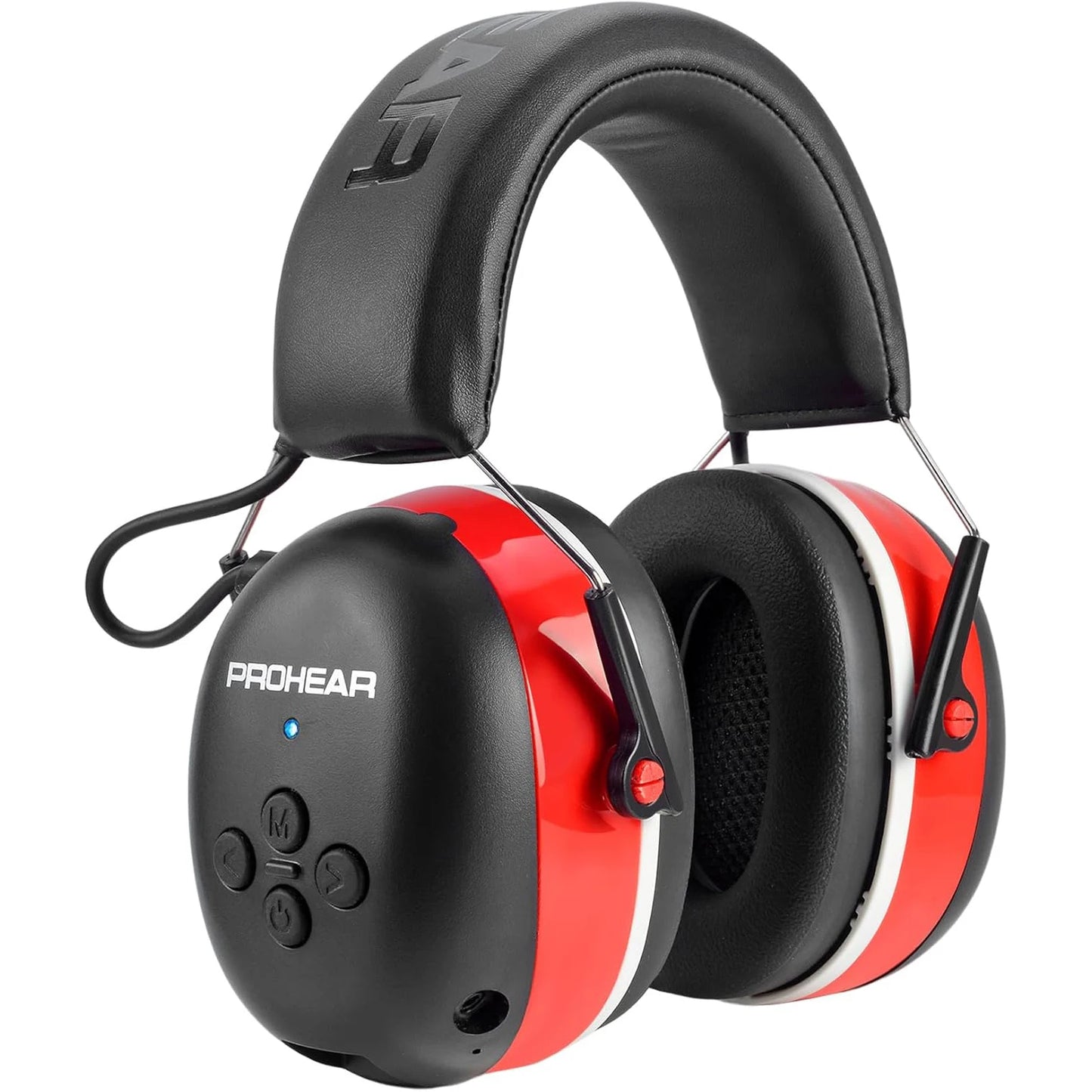 PROHEAR Bluetooth 5.3 Headphones SNR 30dB Hearing Protection Earphone Noise Reduction Safety Ear Muffs 4H Recharg 120H Playtime