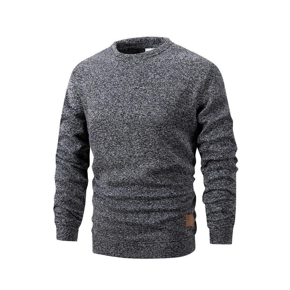 Men's Long Sleeve Sweaters Crew Neck Basic Pullover Shirts Autumn Warm Streetwear Outdoor Jogger Casual Loose Sweatshirt Hoody