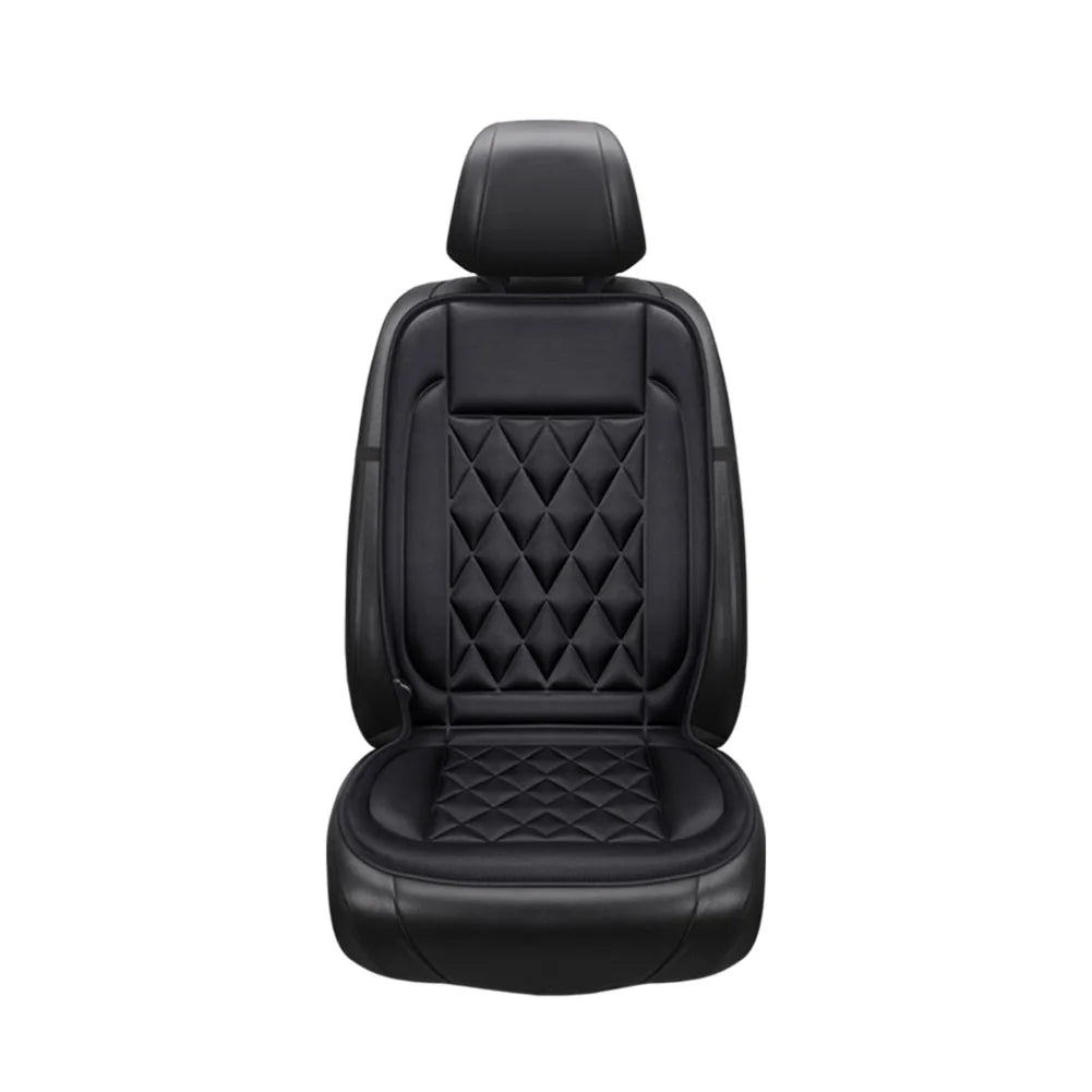 Car Heated Seat Cover 12 V Heating Electric Car Seat Cushion 2 Gear Adjustable Non-slip Breathable Auto Interior Accessories