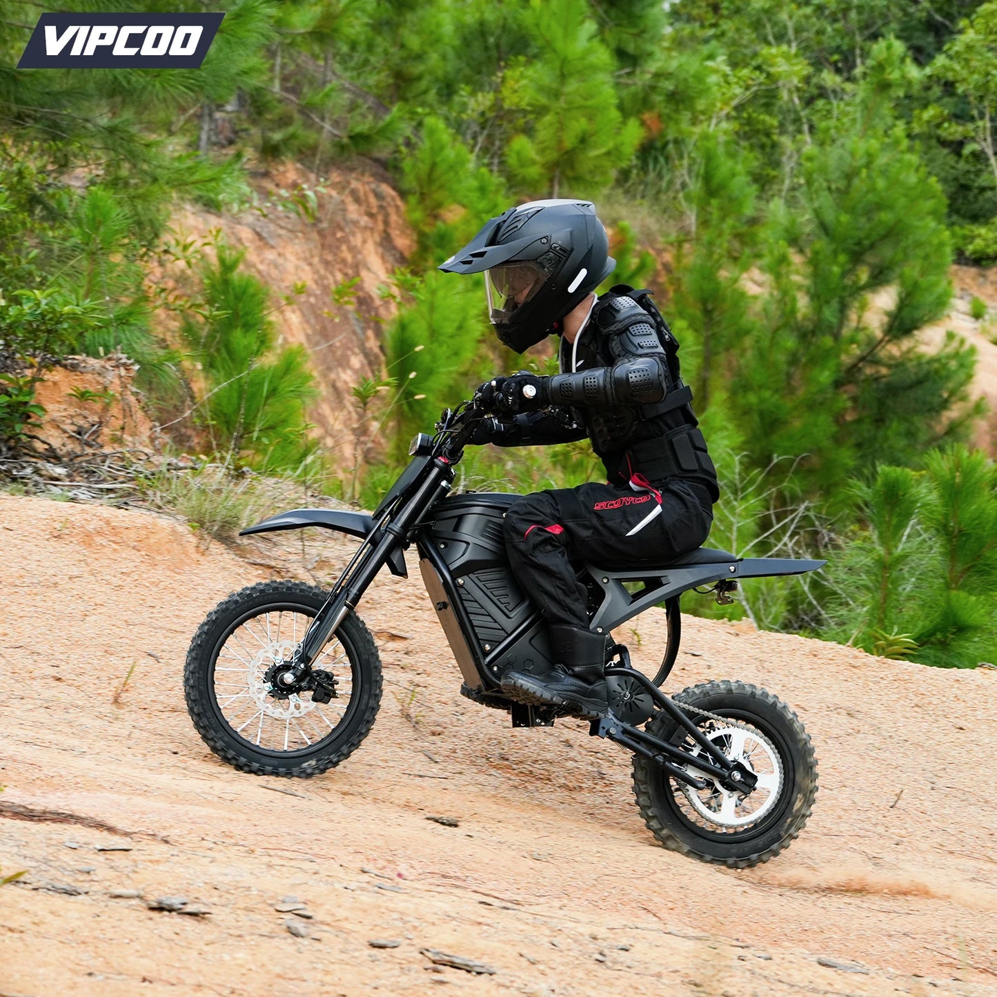 VIPCOO  H 3 Electric Motorcycle 3500 W Motor 48 V 23 AH Battery 63 KM/H Max Speed 40-70 KM Range Hydraulic Brakes Electric Mountain Bike