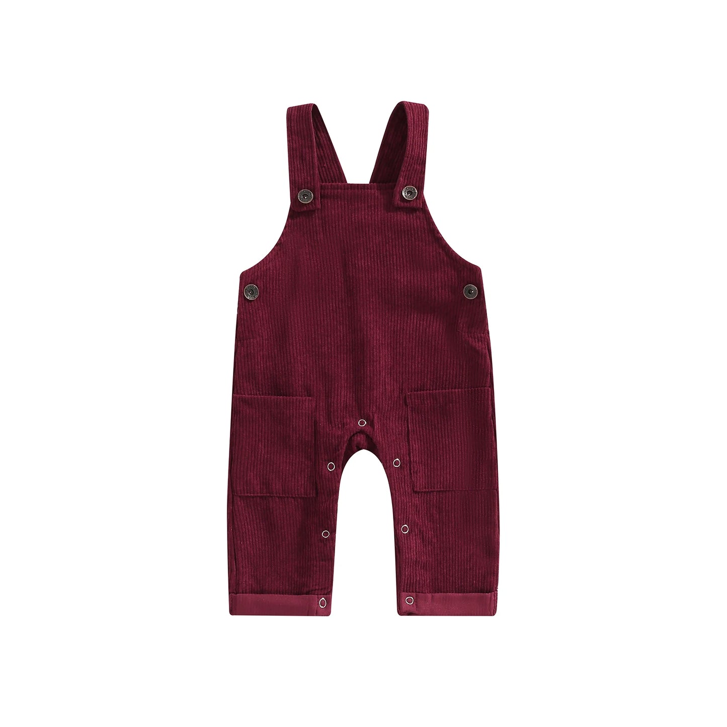 ma&baby 0-5Y Toddler Infant Kid Boy Girl Overalls Corduroy Sleeveless Button Romper Jumpsuit Children Clothing