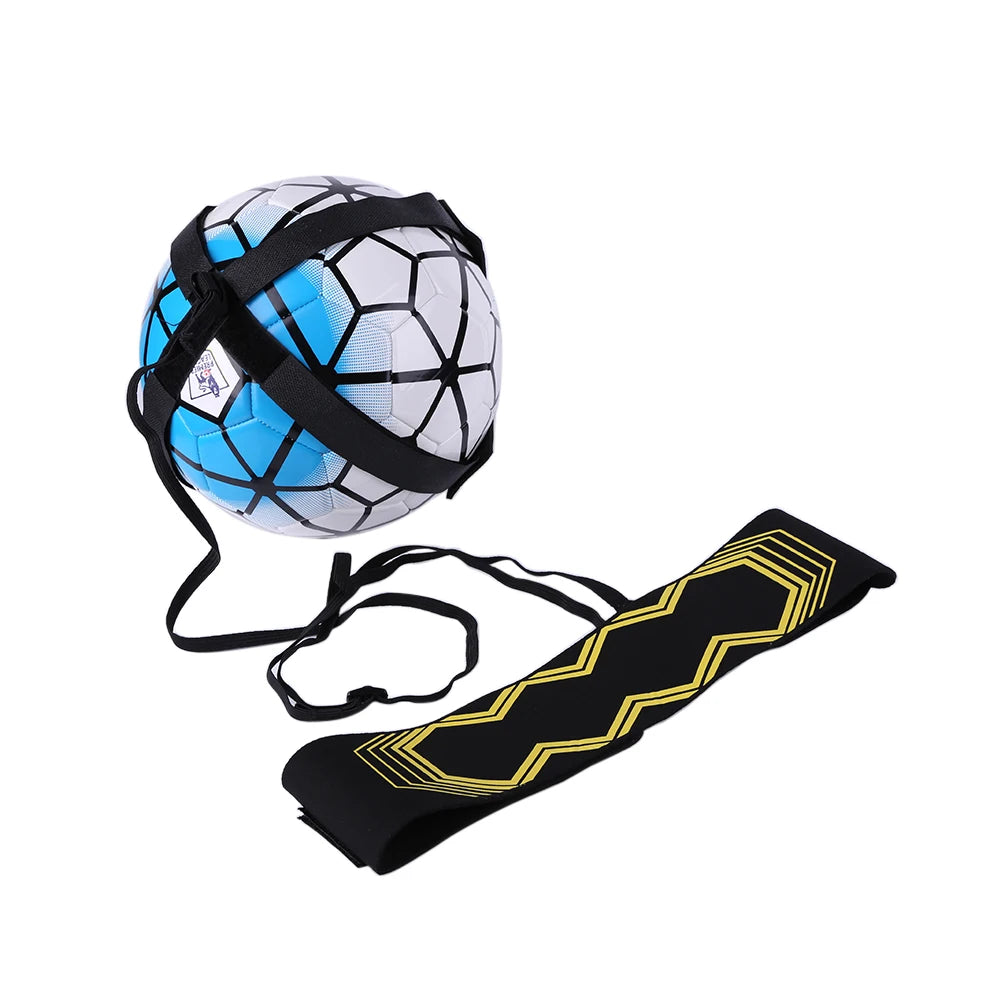 Football Kick Trainer Nylon Cloth Soccer Ball Solo Practice Elastic Soccer Trainer Solo Belt Auxiliary Fitness Equipment