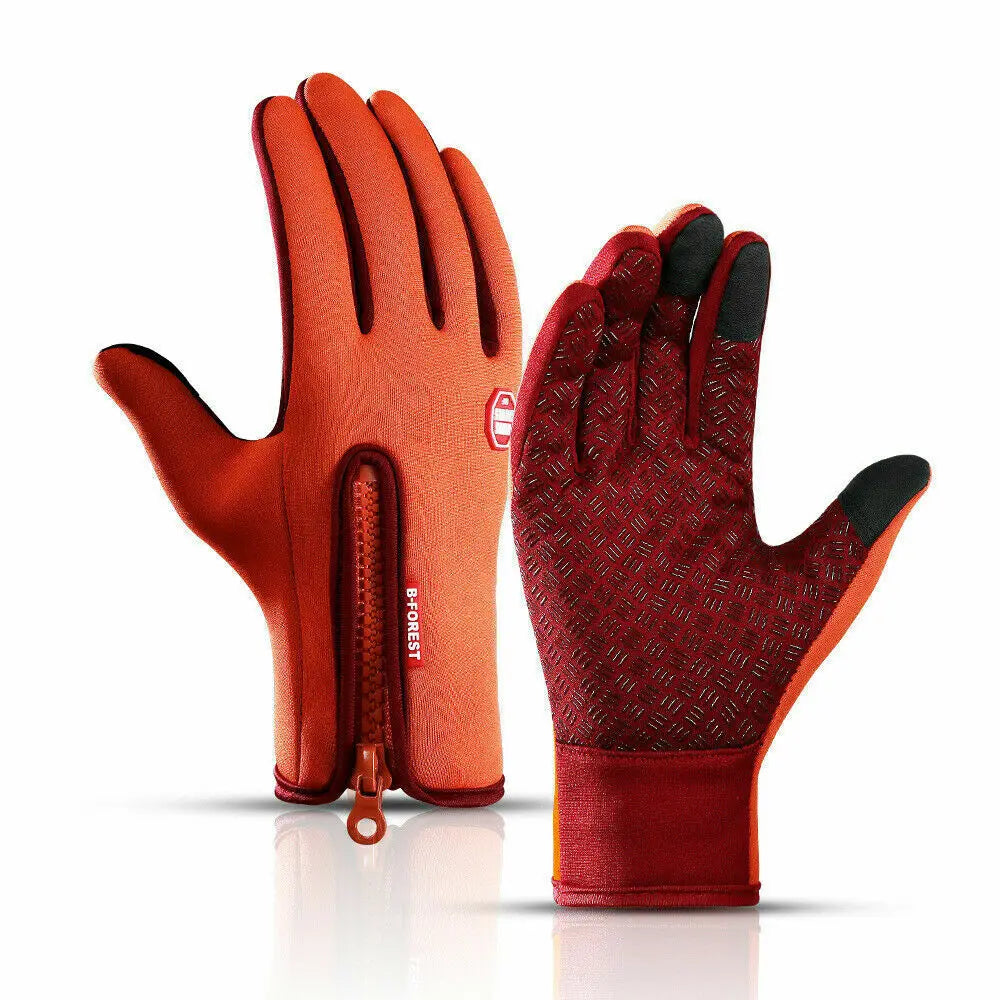 Winter Gloves - Touch Screen, Windproof, Thermal Gloves for Cold Weather Sports Men / Women Outdoor Cycling Motorcycle Non-Slip Gloves