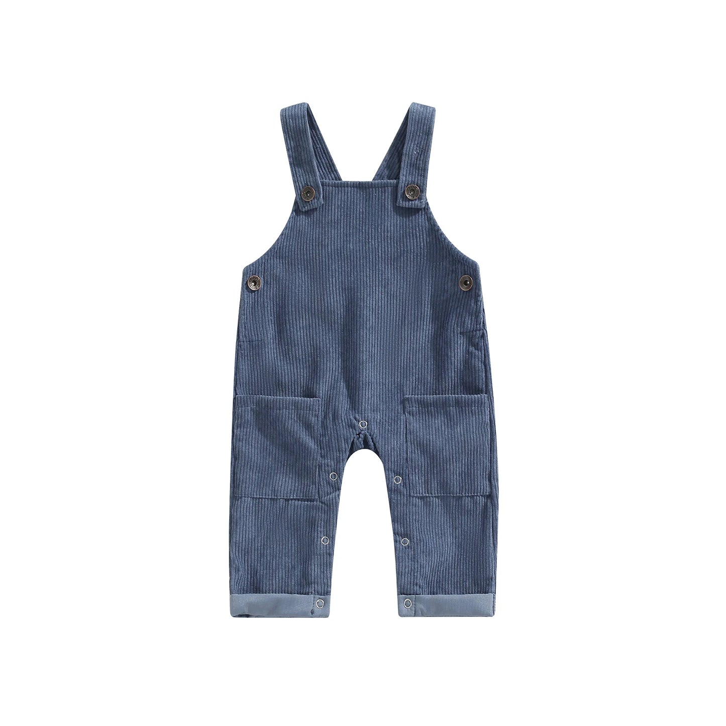 ma&baby 0-5Y Toddler Infant Kid Boy Girl Overalls Corduroy Sleeveless Button Romper Jumpsuit Children Clothing