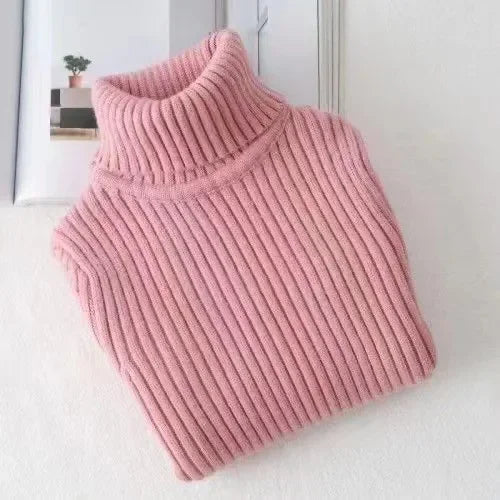 2026 New Sweater Kids Sweaters Autumn Turtleneck Sweaters 12 Mo - 10 Yrs Baby's, Girls & Boys Pullover Winter Knitted Bottoming Sweaters