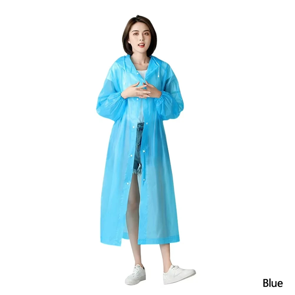 Waterproof Raincoat Outdoor Hiking Portable Adult Poncho Raincoat Emergency Anti-rain coat 2024 New fashion coloful choice